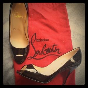 Christian Louboutin Peeptoe Pumps